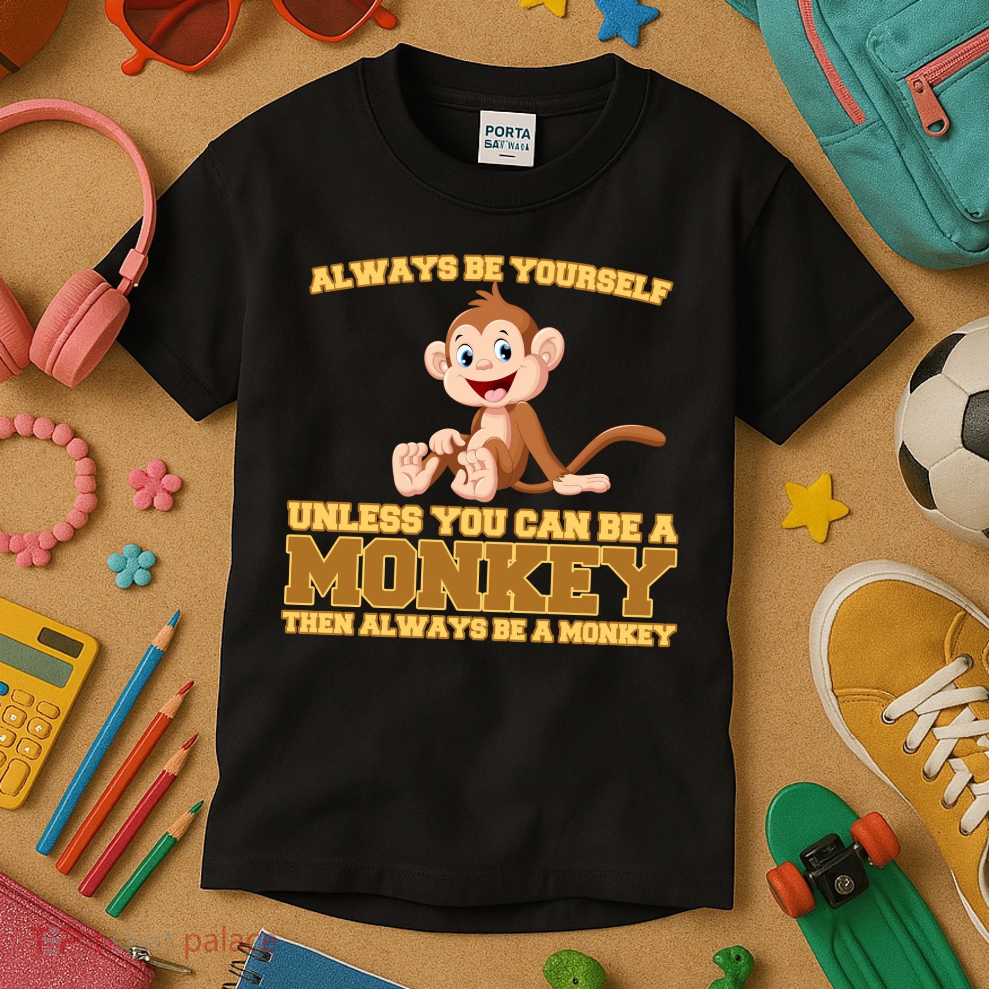Always Be Yourself Unless You Can Be A Monkey Kids T-Shirt