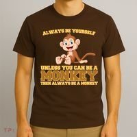 Always Be Yourself Unless You Can Be A Monkey T-Shirt thumb 3