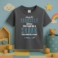 Always Be Yourself Unless You Can Be A Shark Toddler T-Shirt thumb 3