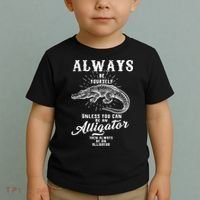 Always Be Yourself Unless You Can Be An Alligator Toddler T-Shirt thumb 2