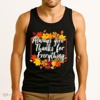 Always Give Thanks for Everything Ephesians 5:20 Tank Top thumb 3