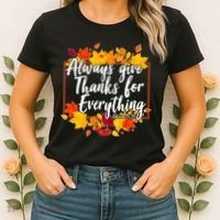 Always Give Thanks for Everything Ephesians 5:20 Women's T-Shirt thumb 2