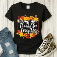 Always Give Thanks for Everything Ephesians 5:20 Women's T-Shirt thumb 3
