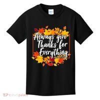 Always Give Thanks for Everything Ephesians 5:20 Kids T-Shirt thumb 0