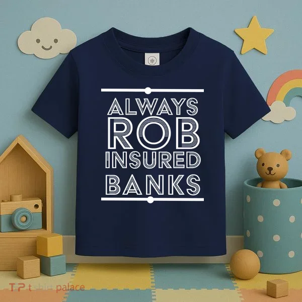 Always Rob Insured Banks Toddler T-Shirt