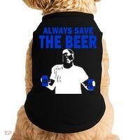 Always Save The Beers Funny Doggie Tank thumb 0