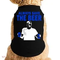 Always Save The Beers Funny Doggie Tank thumb 0