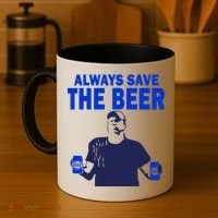 Always Save The Beers Funny Coffee Mug thumb 4