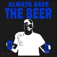 Always Save The Beers Funny Women's Tank Top thumb 5