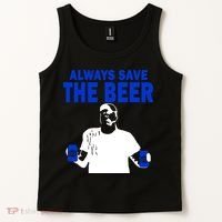 Always Save The Beers Funny Tank Top thumb 2
