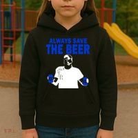 Always Save The Beers Funny Kids Hoodie thumb 3