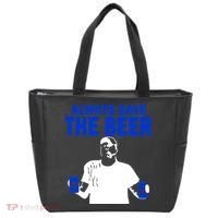 Always Save The Beers Funny Tote Bag thumb 0