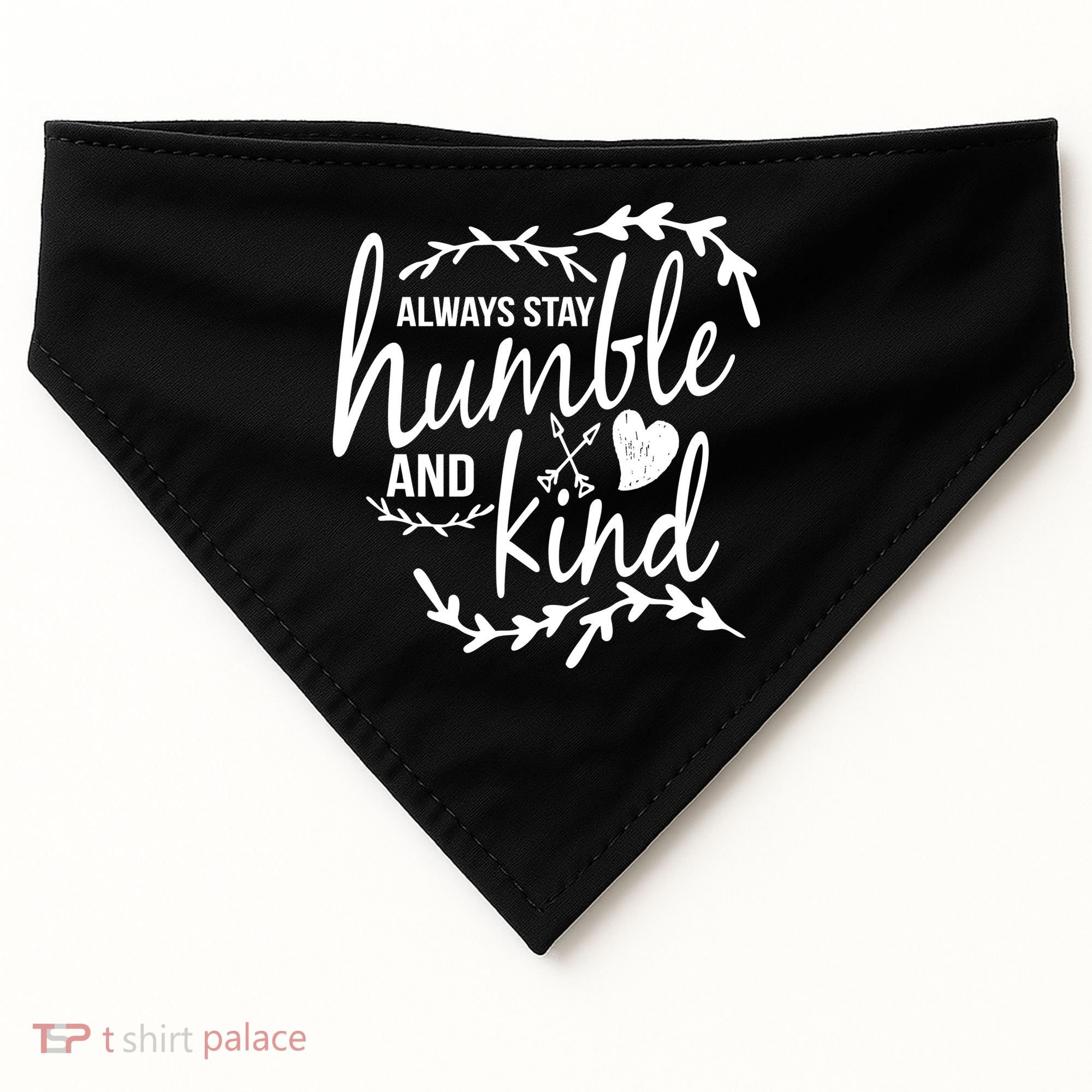 Always Stay Kind Humble Anti-Bullying USA-Made Doggie Bandana