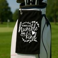 Always Stay Kind Humble Anti-Bullying Golf Towel thumb 2