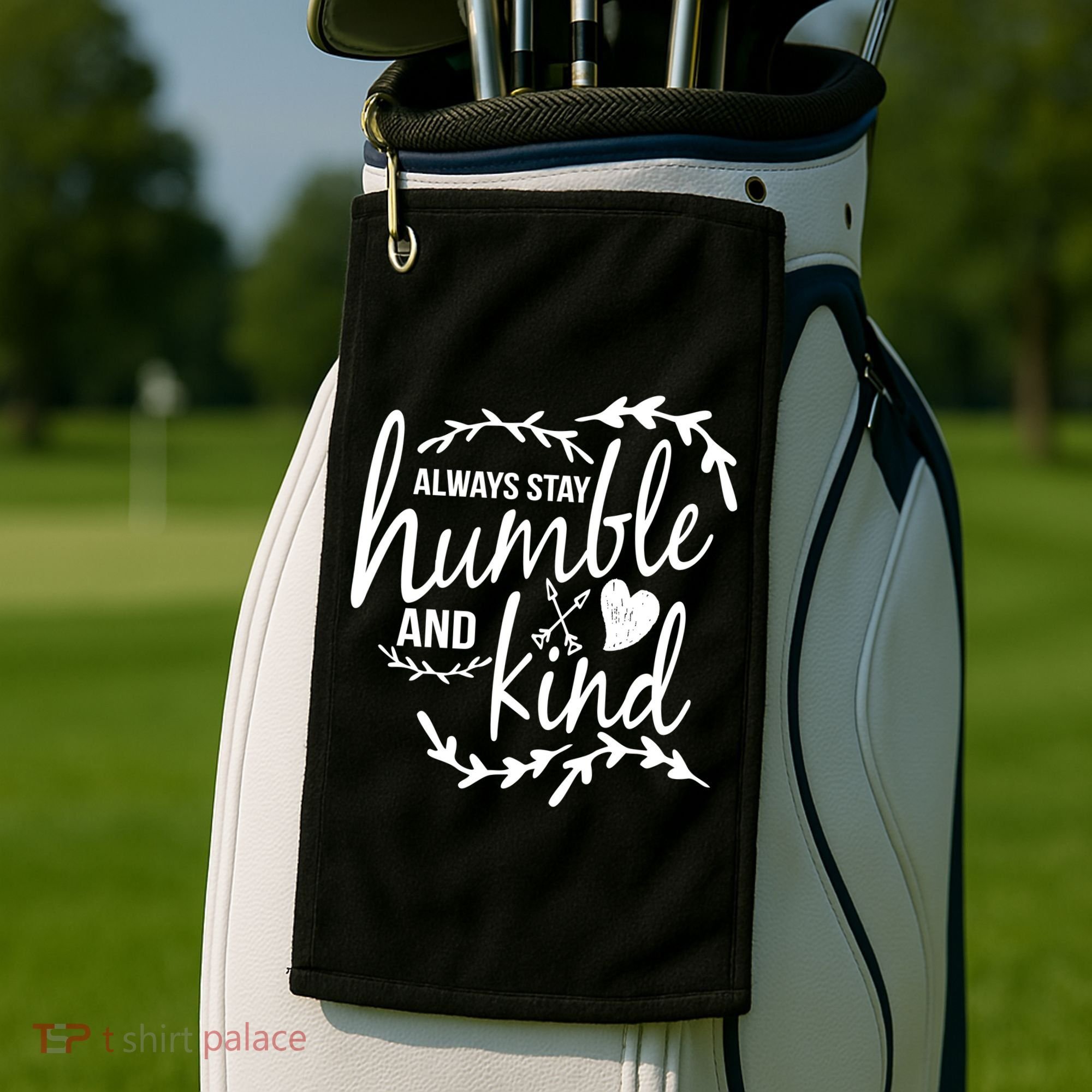 Always Stay Kind Humble Anti-Bullying Golf Towel
