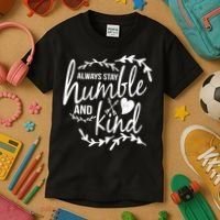 Always Stay Kind Humble Anti-Bullying Kids T-Shirt thumb 3