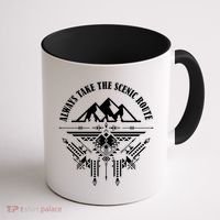 Always Take The Scenic Route Coffee Mug thumb 1
