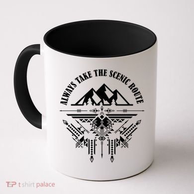 Always Take The Scenic Route Coffee Mug