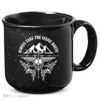 Always Take The Scenic Route 15oz Campfire Ceramic Mug thumb 0