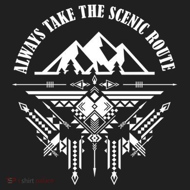 Always Take The Scenic Route 15oz Campfire Ceramic Mug