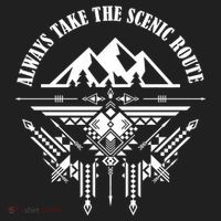 Always Take The Scenic Route 15oz Campfire Ceramic Mug thumb 2