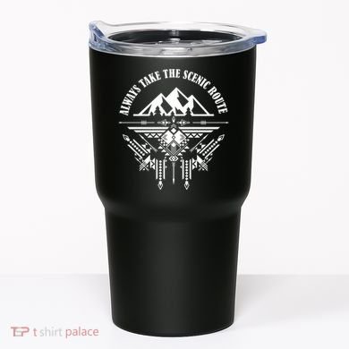 Always Take The Scenic Route Tumbler
