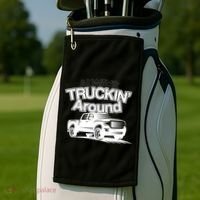 Always Truckin' Around Golf Towel thumb 2