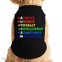 Always Unique Totally Intelligent Sometime Mysterious Doggie Tank thumb 0