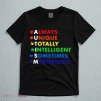 Always Unique Totally Intelligent Sometime Mysterious T-Shirt thumb 5