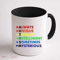 Always Unique Totally Intelligent Sometime Mysterious Coffee Mug thumb 1
