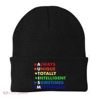 Always Unique Totally Intelligent Sometime Mysterious Beanie thumb 0