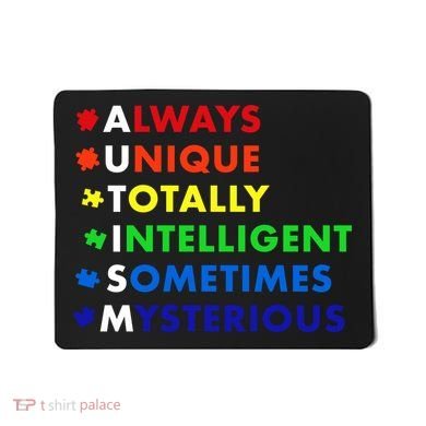 Always Unique Totally Intelligent Sometime Mysterious Mousepad