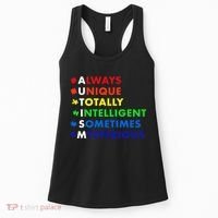 Always Unique Totally Intelligent Sometime Mysterious Women's Tank Top thumb 0