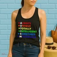 Always Unique Totally Intelligent Sometime Mysterious Women's Tank Top thumb 2