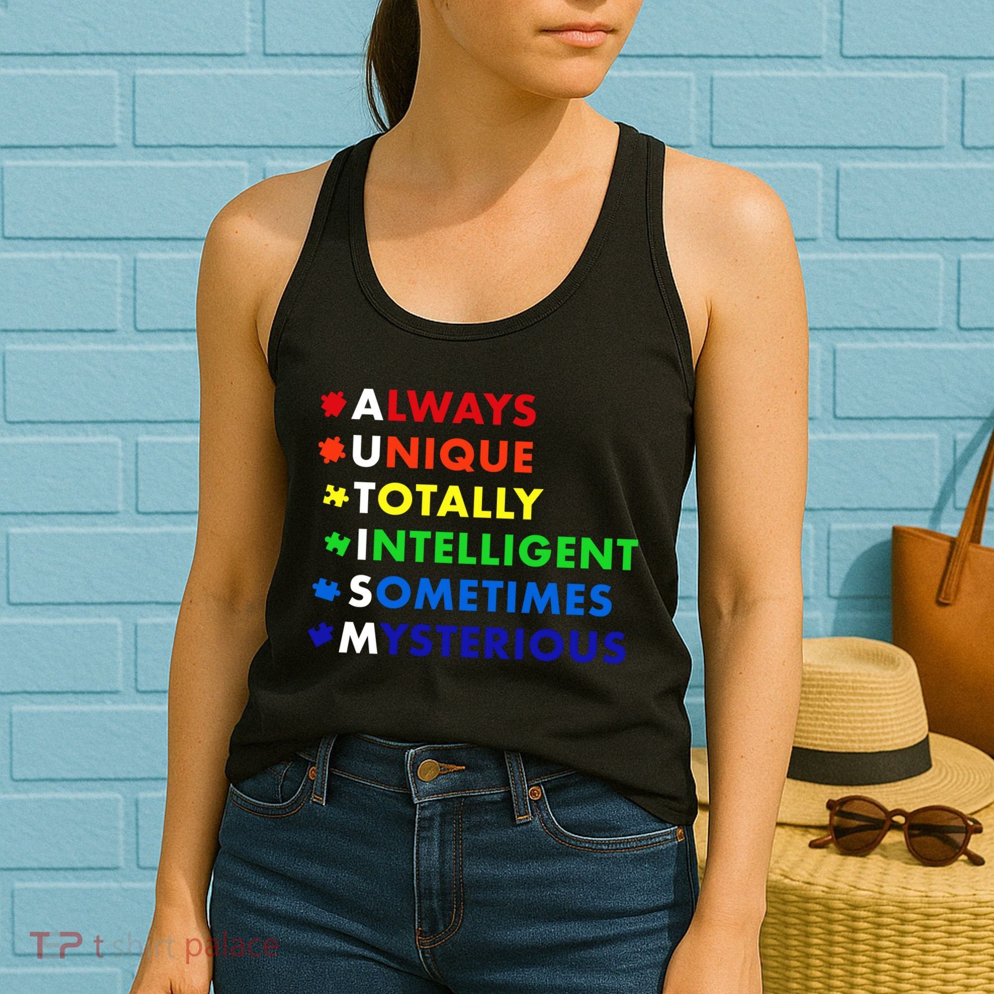 Always Unique Totally Intelligent Sometime Mysterious Women's Tank Top