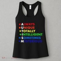 Always Unique Totally Intelligent Sometime Mysterious Women's Tank Top thumb 3