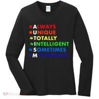 Always Unique Totally Intelligent Sometime Mysterious Women's Long Sleeve Shirt thumb 0