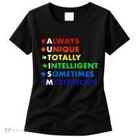 Always Unique Totally Intelligent Sometime Mysterious Women's T-Shirt thumb 0