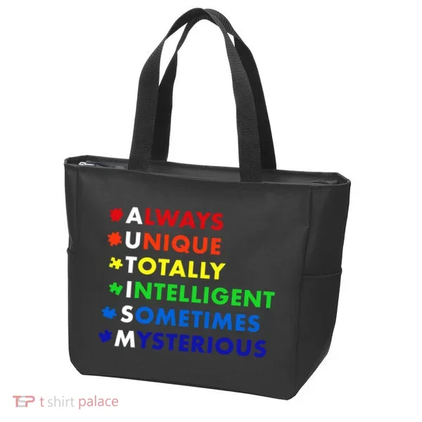Always Unique Totally Intelligent Sometime Mysterious Tote Bag