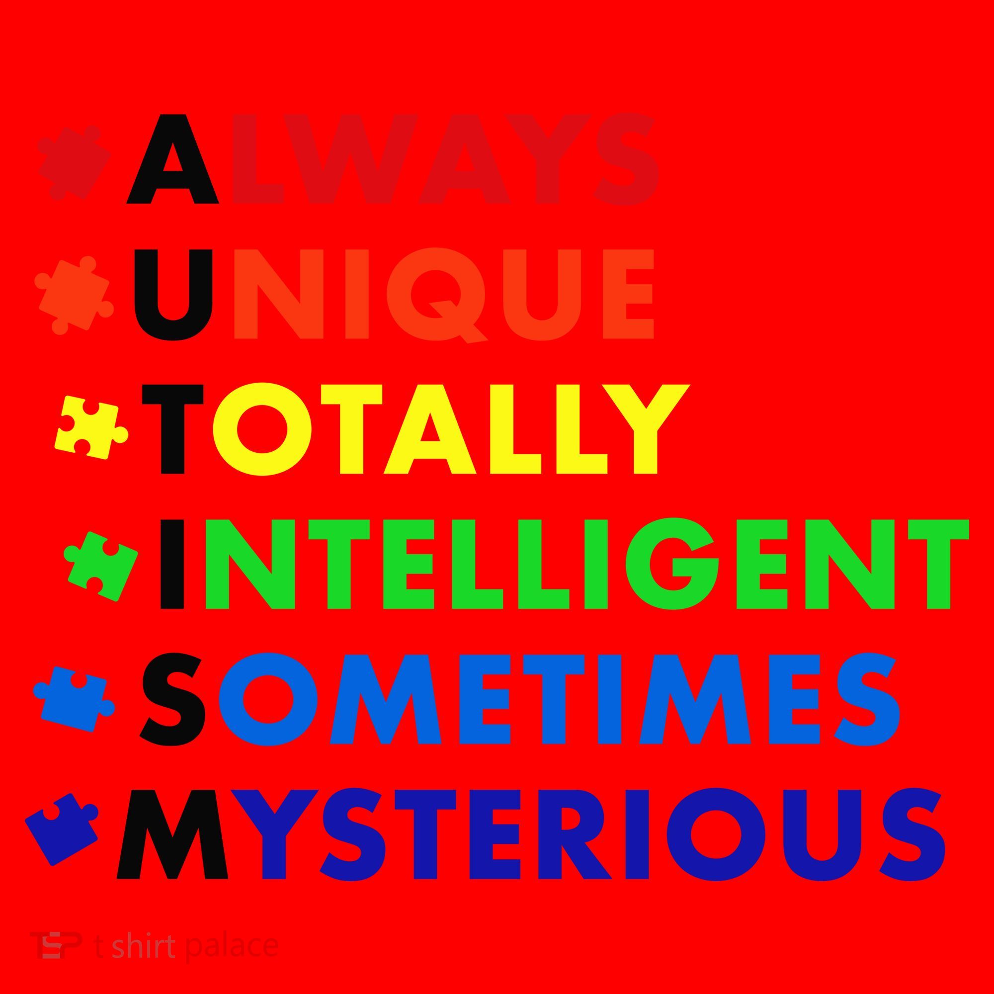 Always Unique Totally Intelligent Sometime Mysterious Santa Hat