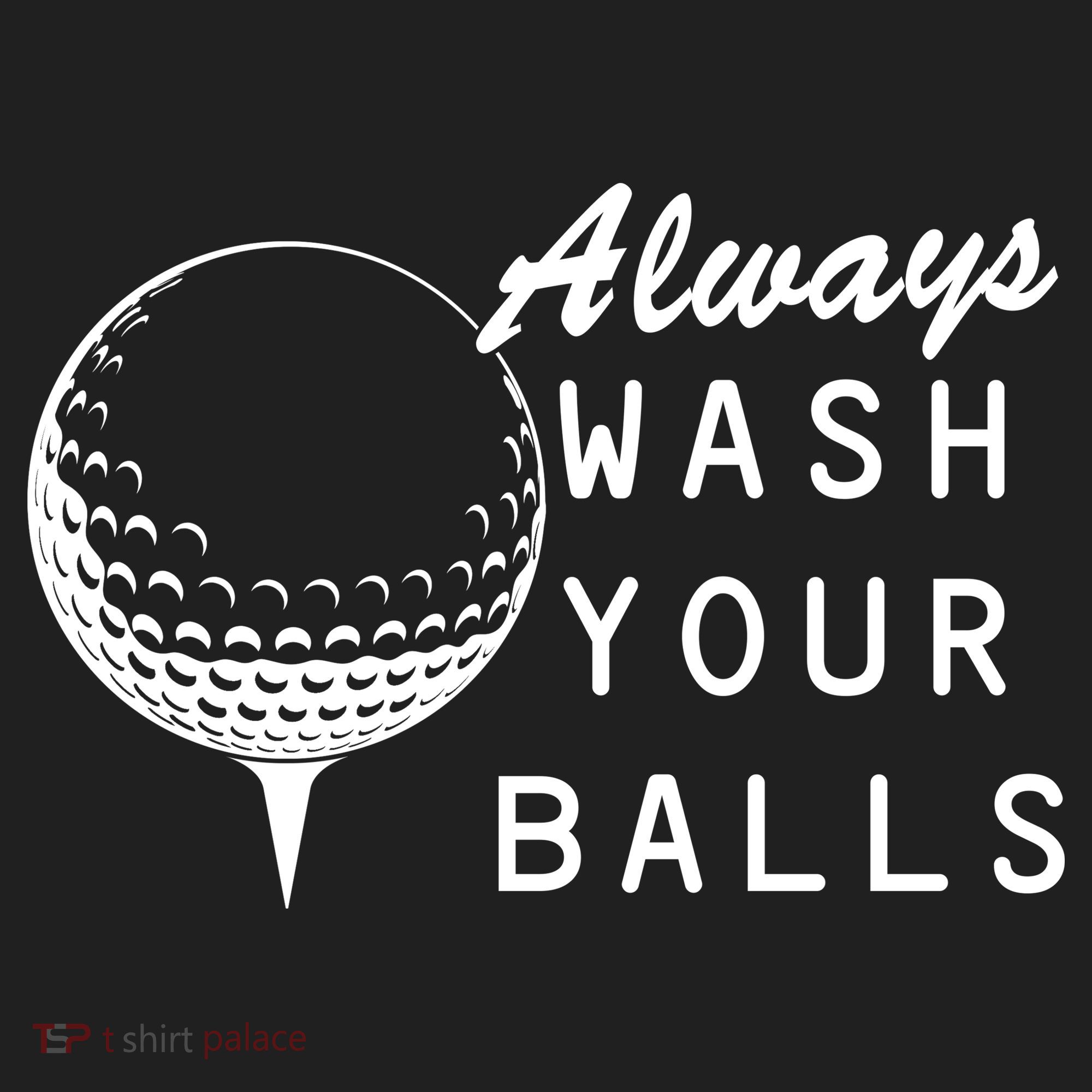 Always Wash Your Balls Funny Golfing Beanie
