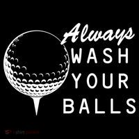 Always Wash Your Balls Funny Golfing Visor thumb 3