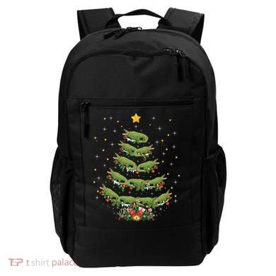 Alligator Lover Xmas Gift Alligator Christmas Tree Gift Backpack