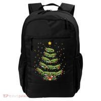 Alligator Lover Xmas Gift Alligator Christmas Tree Gift Backpack thumb 0