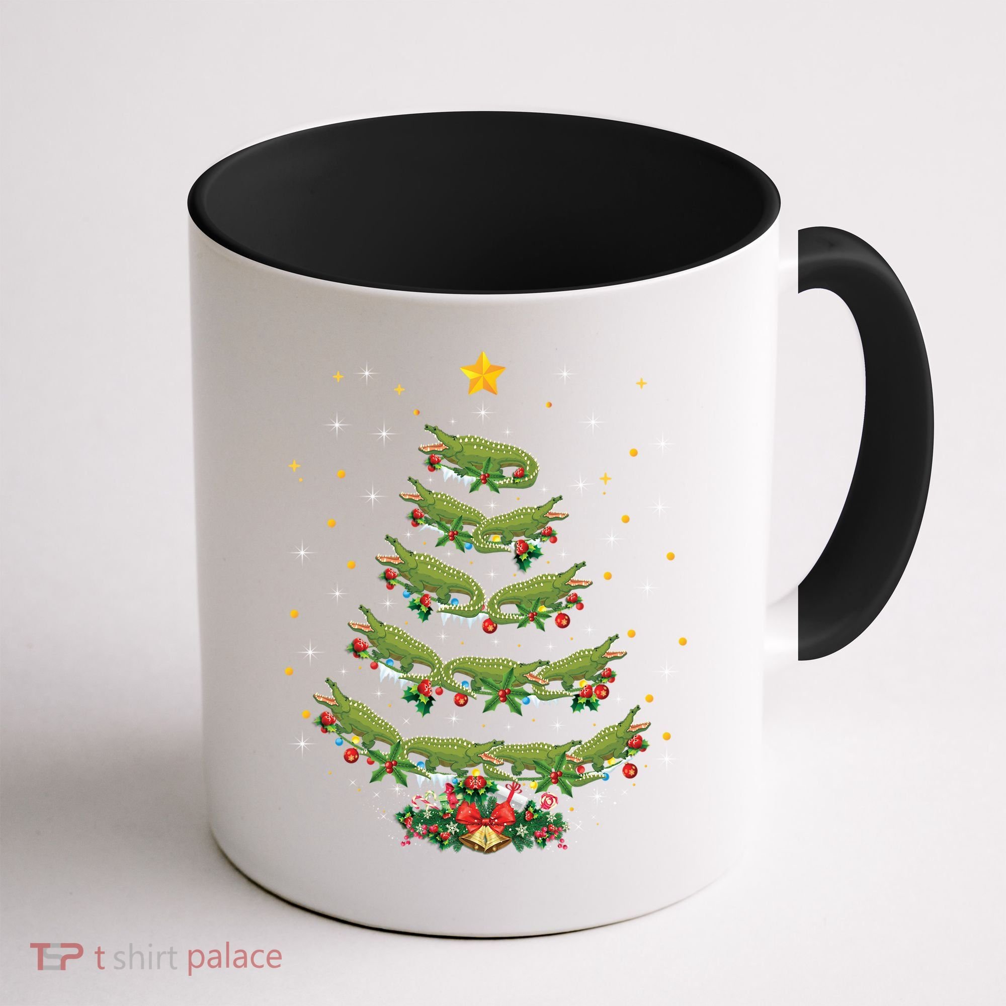 Alligator Lover Xmas Gift Alligator Christmas Tree Gift Coffee Mug