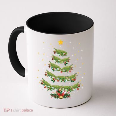 Alligator Lover Xmas Gift Alligator Christmas Tree Gift Coffee Mug