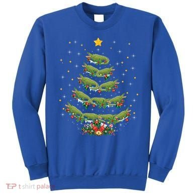Alligator Lover Xmas Gift Alligator Christmas Tree Gift Sweatshirt