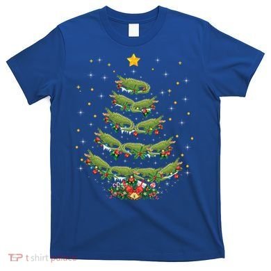 Alligator Lover Xmas Gift Alligator Christmas Tree Gift T-Shirt