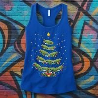 Alligator Lover Xmas Gift Alligator Christmas Tree Gift Women's Tank Top thumb 3