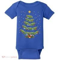 Alligator Lover Xmas Gift Alligator Christmas Tree Gift Baby Bodysuit thumb 0